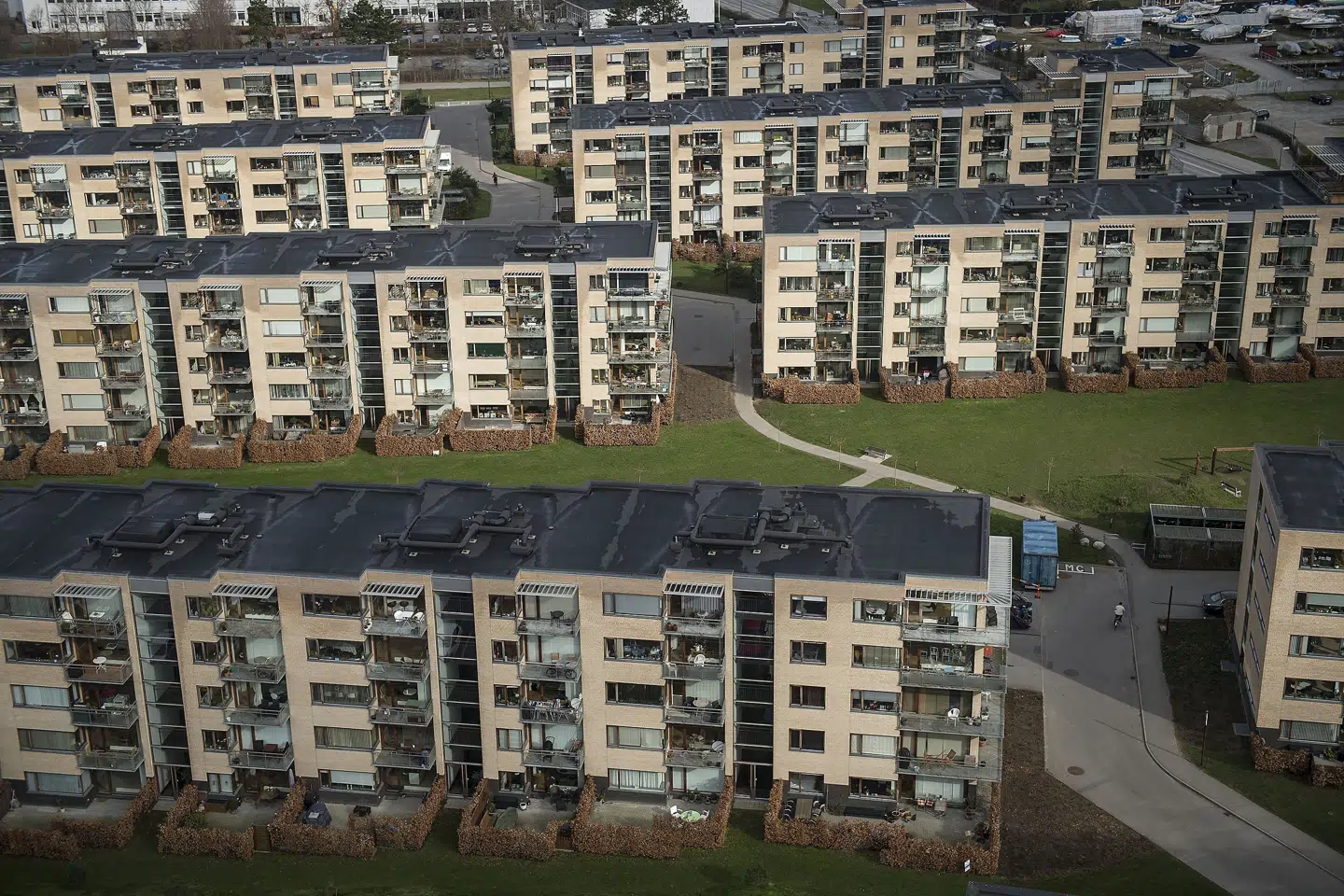 I hovedstadsområdet fylder boligudgifter nu lige så meget af en gennemsnitlig families indkomst som under finanskrisen, viser tal fra Sydbank. (Arkivfoto). Søren Bidstrup/Ritzau Scanpix