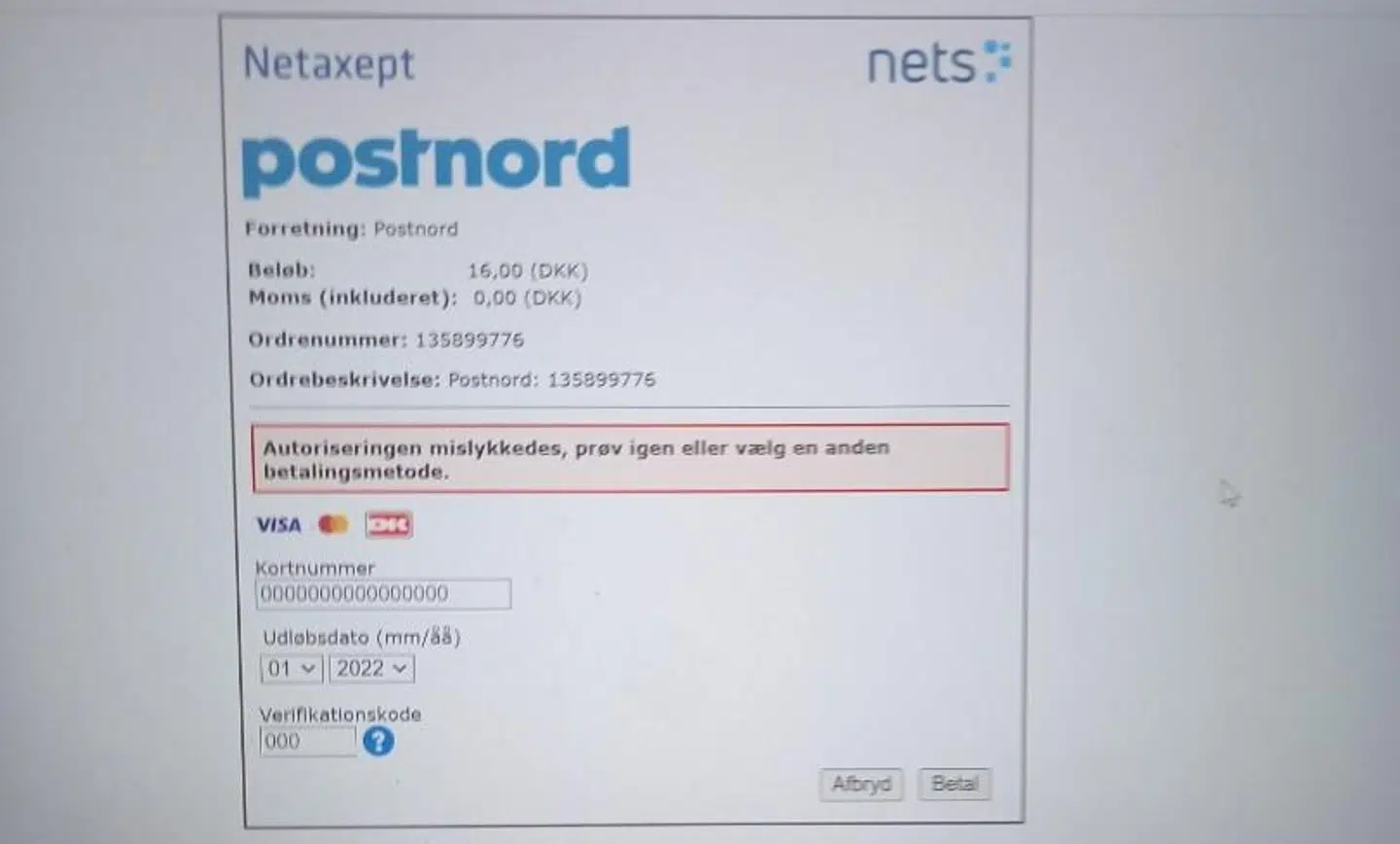 Selvom MitID-autorisationen mislykkedes, så skal Leonora Christina Skov stadig hæfte for en selvrisiko på 8000 kroner.