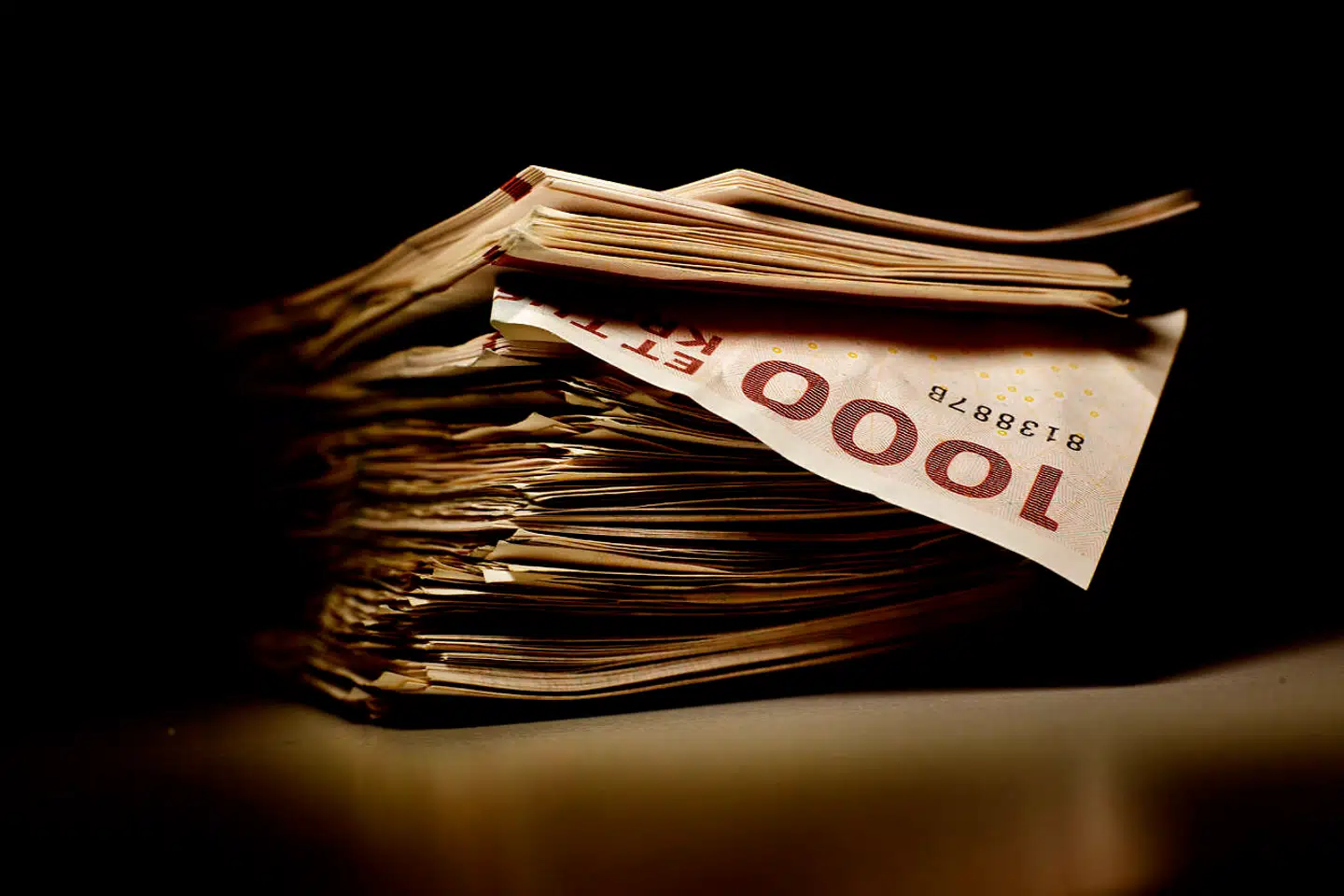 I gennemsnit har hver dansker en årlig indkomst på knap 425.000 kroner, viser en ny opgørelse, som samtidig giver et indblik i, hvor meget den typiske indkomst er på de forskellige alderstrin i livet. Arkivfoto: Mads Nissen/Ritzau Scanpix