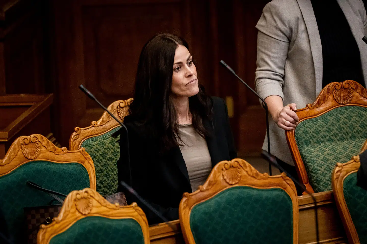 Mette Thiesen under første møde i Folketingssalen efter valget på Christiansborg i København tirsdag den 15. november 2022, . (Foto: Ida Marie Odgaard/Ritzau Scanpix) Ida Marie Odgaard/Ritzau Scanpix