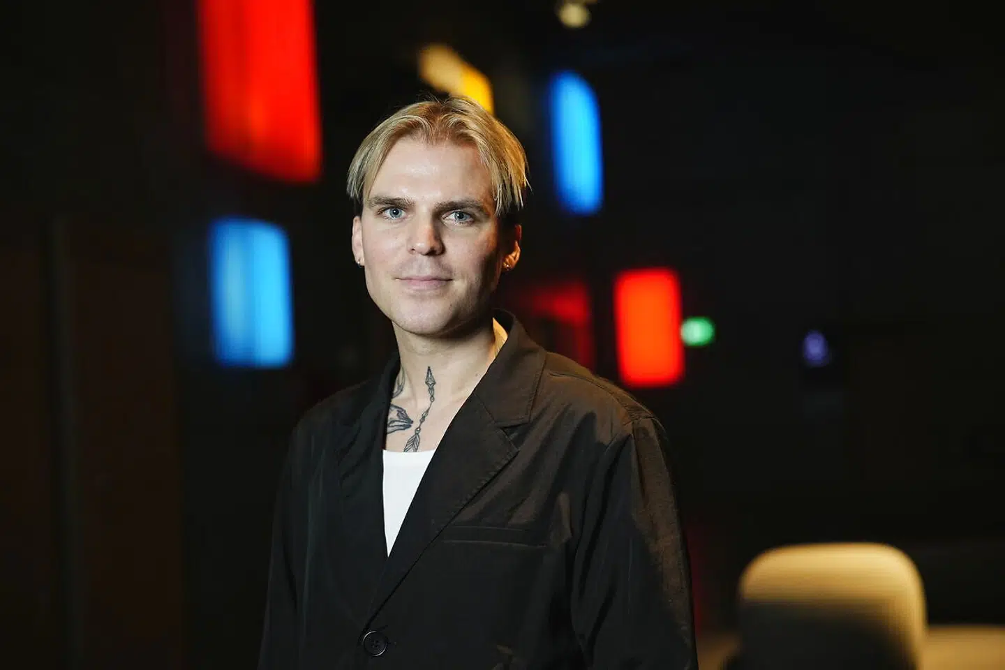 Pressemødet med de otte artister der skal deltage i Dansk Melodi Grand Prix 2023 i DR Koncerthusets Foyer i Ørestad torsdag den 19. januar 2023.