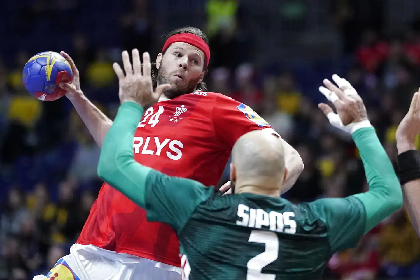 VM herrehåndbold kvartfinalen mellem Danmark og Ungarn i Stockholm onsdag den 25. januar 2023.