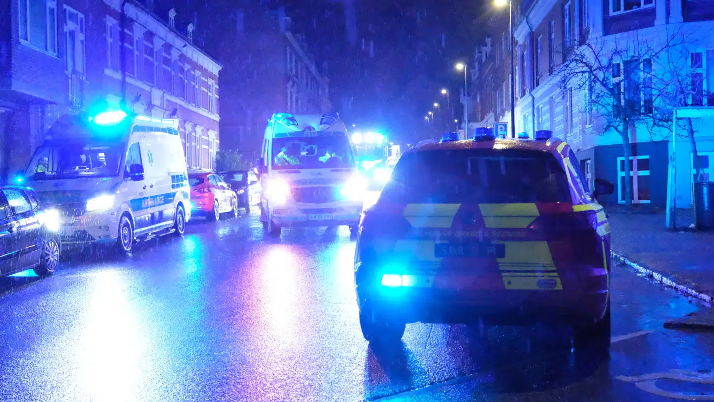 Politi og brandvæsen rykkede talstærkt ud til en brand i Slagelse natten til mandag.