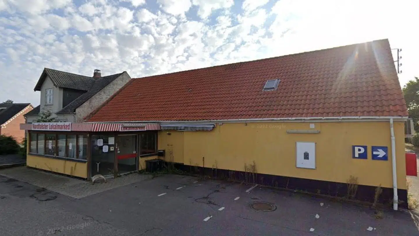 I januar 2020 lukkede Nordfalsters Lokalmarked, hvor rockerklubben Navajo MC efterfølgende har forsøgt at etablere et klubhus. Foto: Google Street View