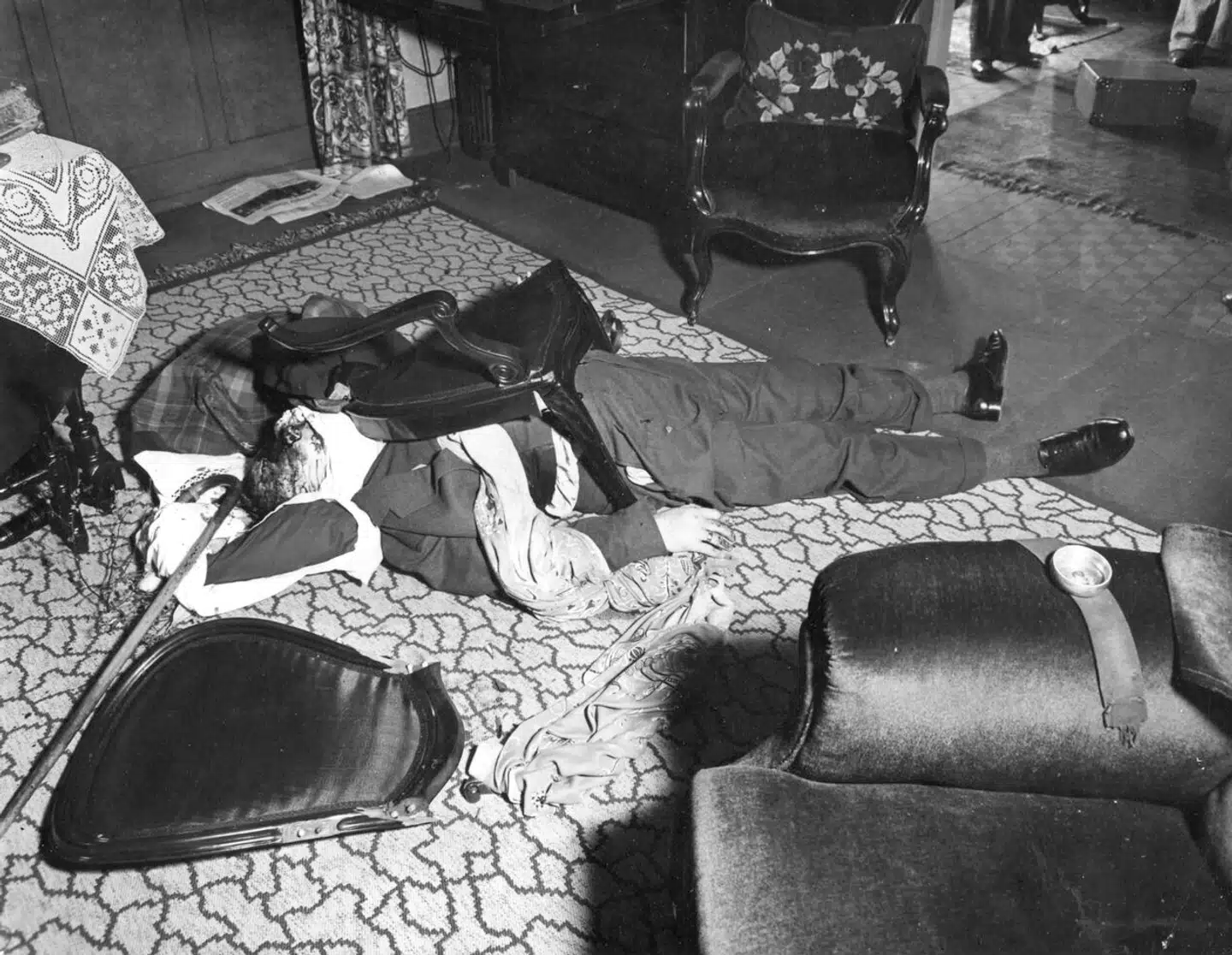 Vilhelm Jacobsen, som han fundet af Frederiksberg Politi. Foto: Politimuseet