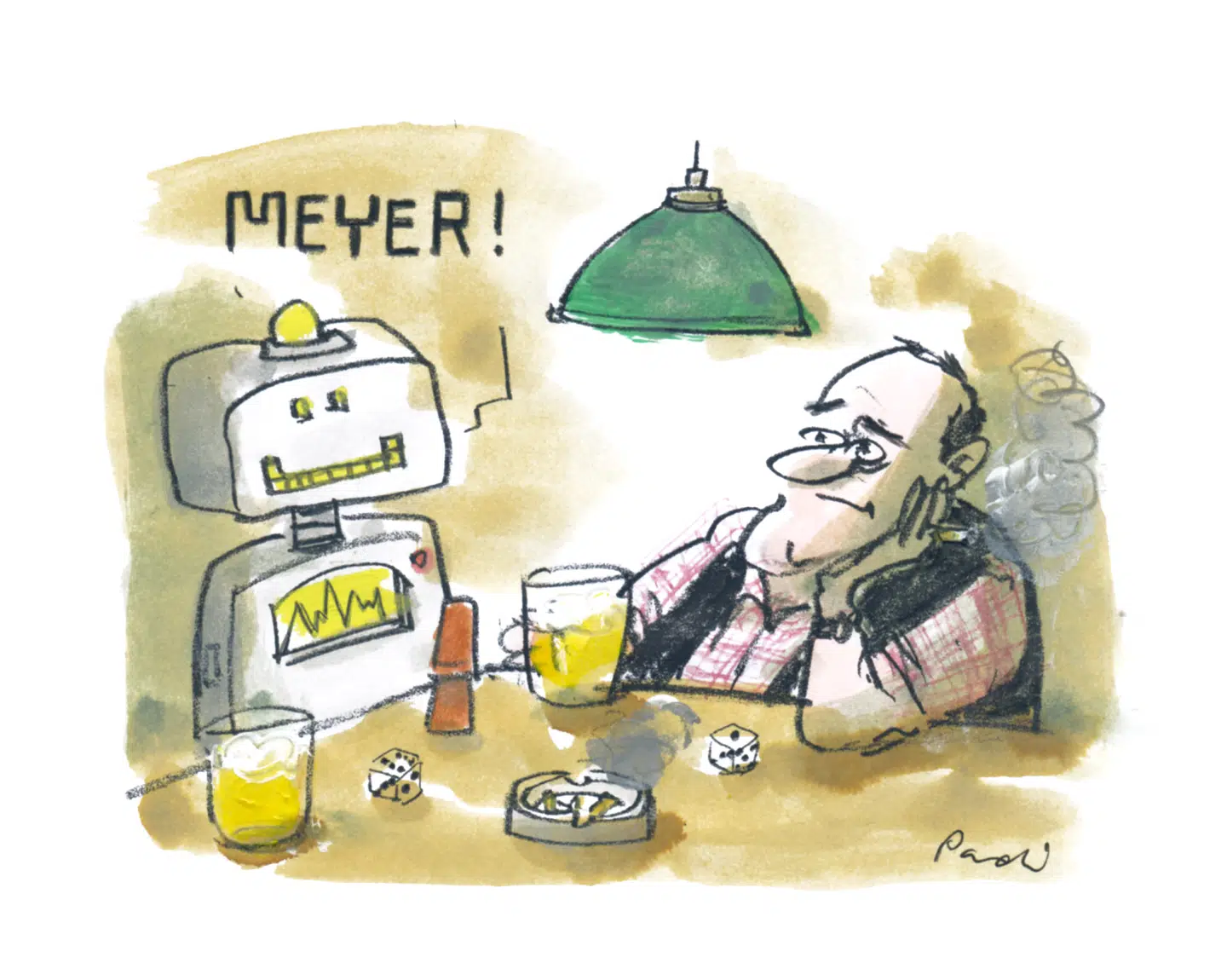 Det er ikke altid muligt at redegøre for, hvordan kunstig intelligente systemer kommer frem til løsninger. Illustration: Charlotte Pardi