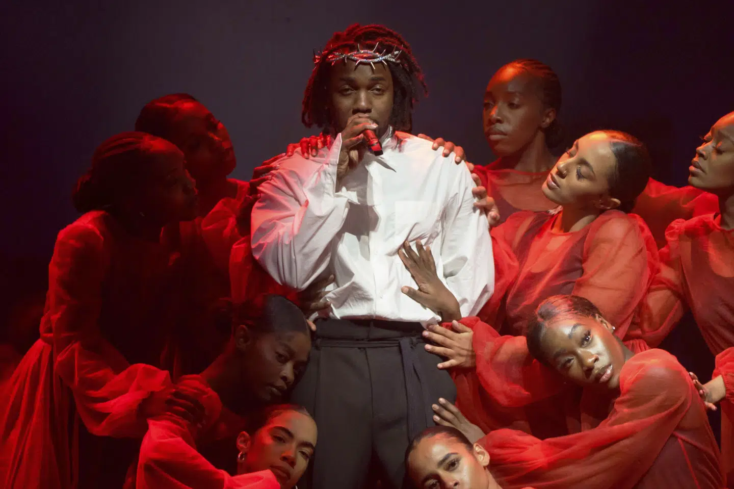 Kendrick Lamar, som spiller på Roskilde Festival i år, vandt tidligere på måneden sin 17. grammy til årets prisuddeling. (Arkivfoto). Scott Garfitt/Ritzau Scanpix