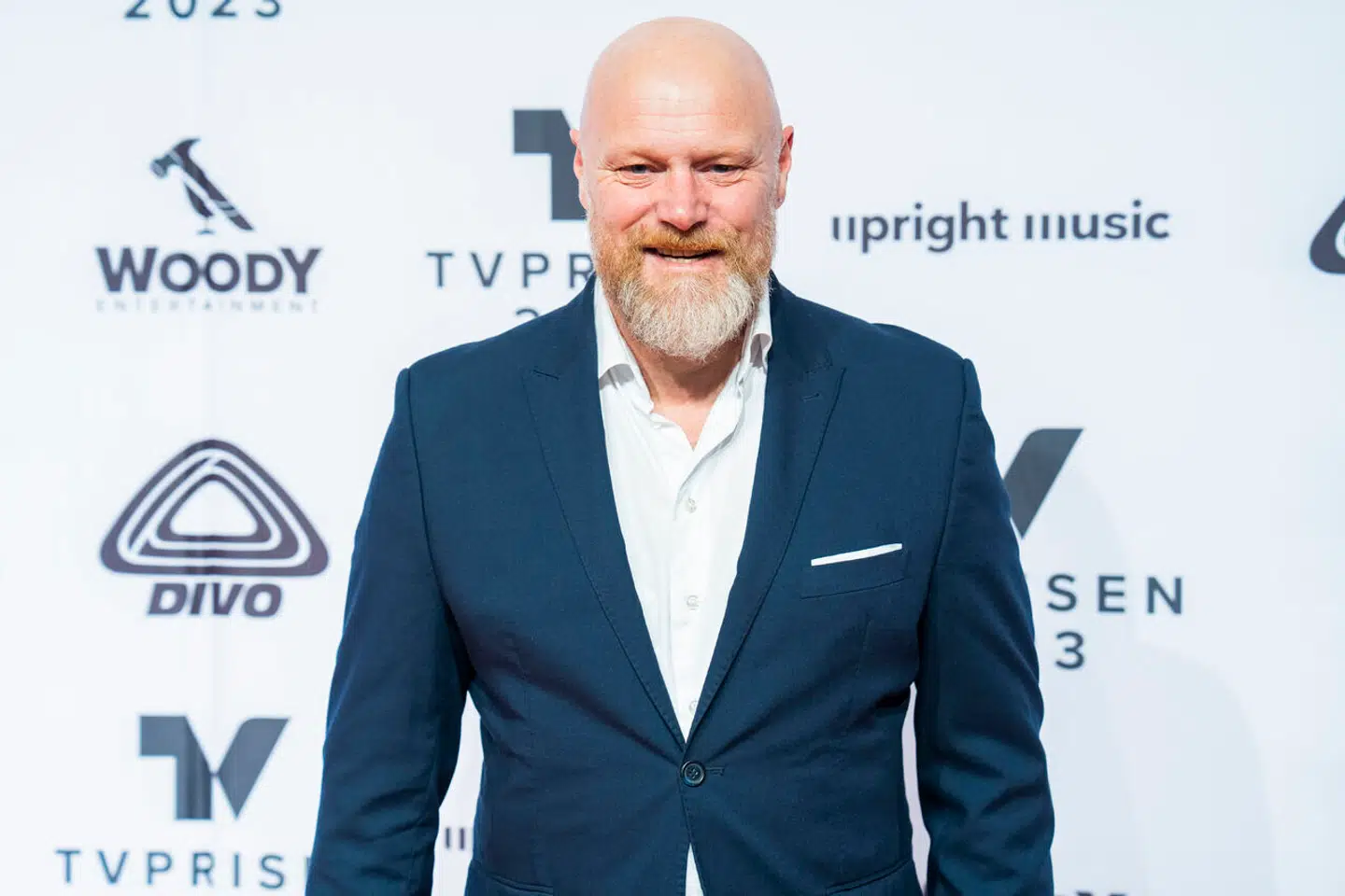 Mads Steffensen. Rød løber før TVPRISEN 2023 uddeles i Tivoli Hotel & Congress Center i København, lørdag den 4. marts 2023. (Foto: Martin Sylvest/Ritzau Scanpix 2023)