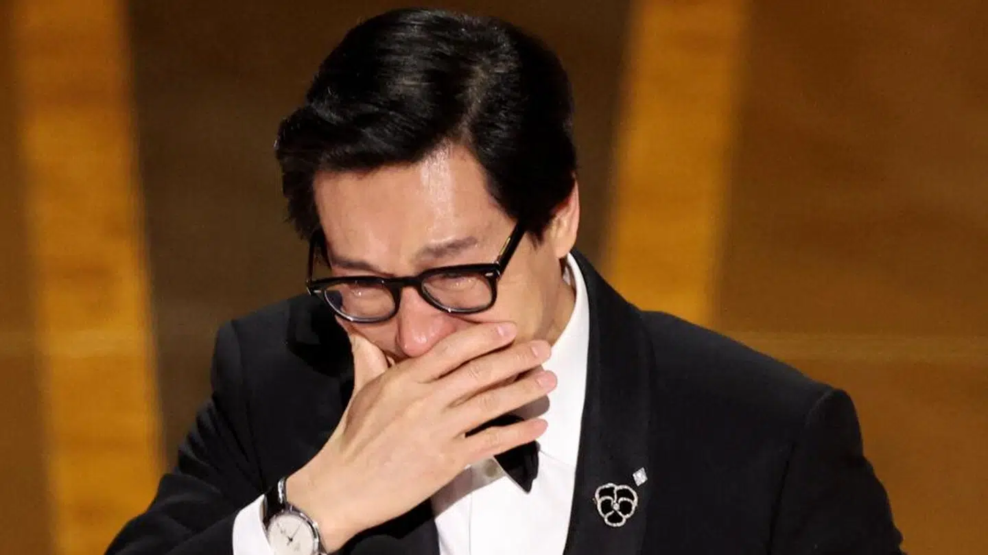 Den i dag 51-årige Ke Huy Quan kunne næsten ikke tro det: Han er nu Oscarvinder.