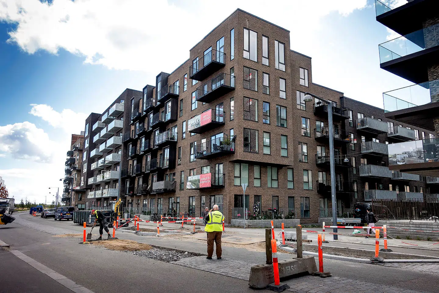 Kvarteret CobraHave i Ørestad, hvor familien Levakovic bor. Lejlighederne koster mellem 14.000 og 22.000 kroner om måneden.