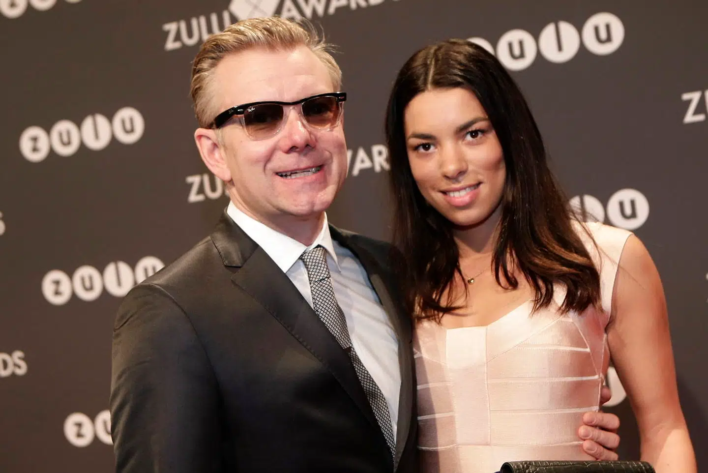 Casper Christensen og kæresten Isabel Friis Mikkelsen sammen til Zulu Awards i 2012.
