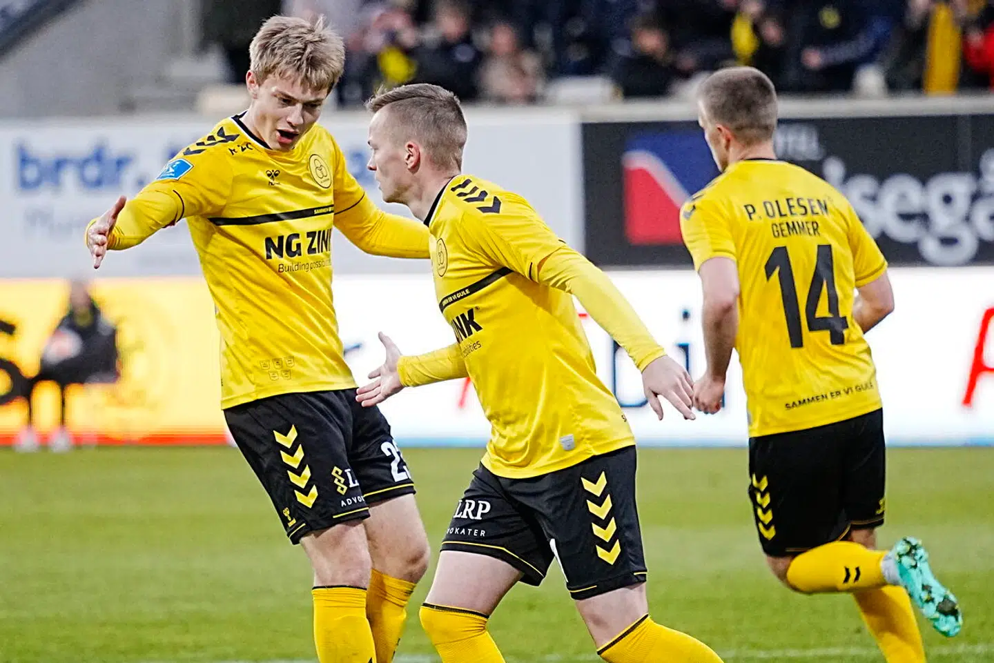 Superligakamp mellen AC Horsens og OB i Horsens fredag den 28. april 2023