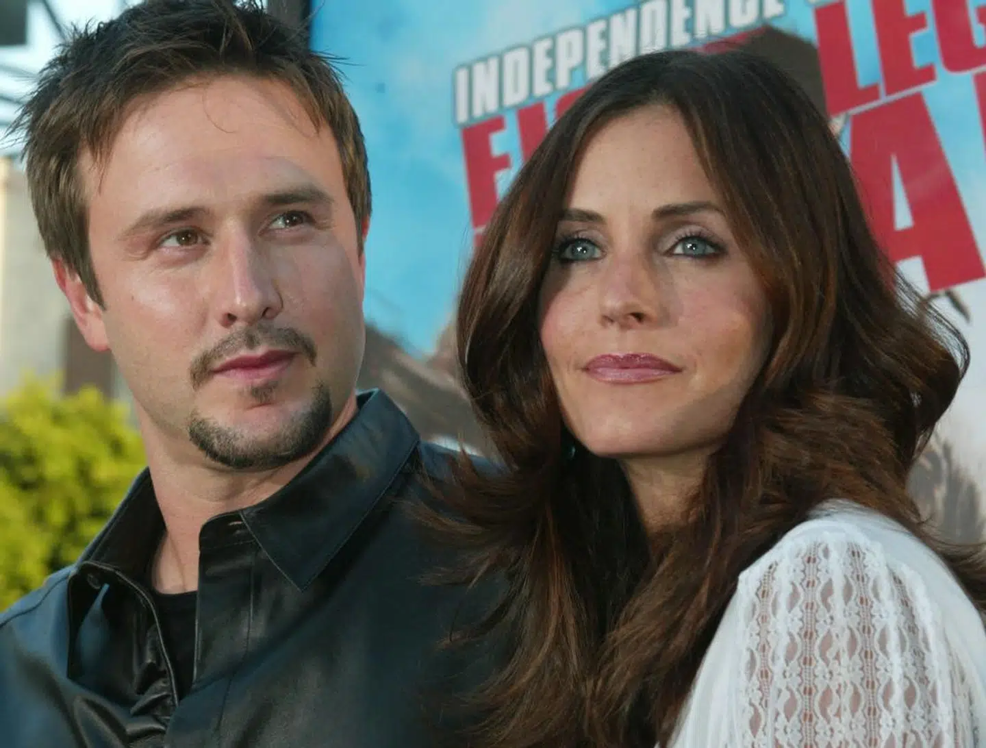 David Arquette og Courtney Cox på den røde løber i 2002. Foto: Fred Prouser.