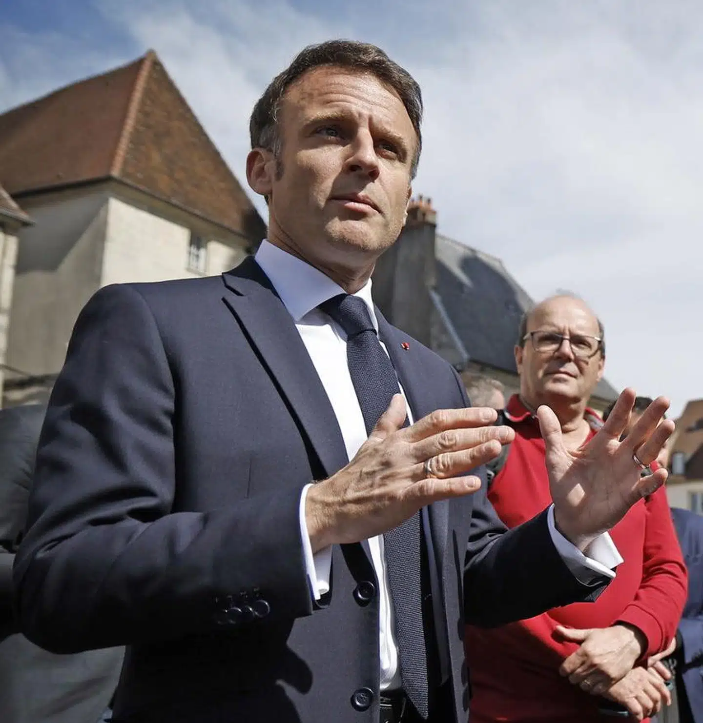 Der er en væsentlig og overset årsag til, at Macron gennemtvinger sin pensionsreform. Foto: Christophe Petit-Tesson, Ritzau, Scanpix