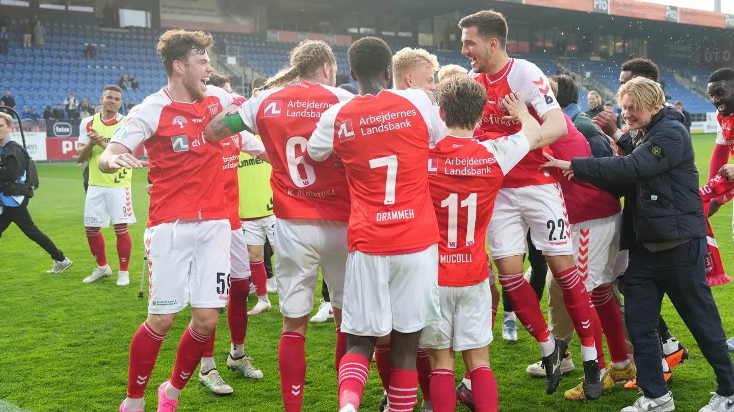 NordicBet Liga-kampen mellem SønderjyskE og Vejle Boldklub i Haderslev torsdag den 11. maj 2023.