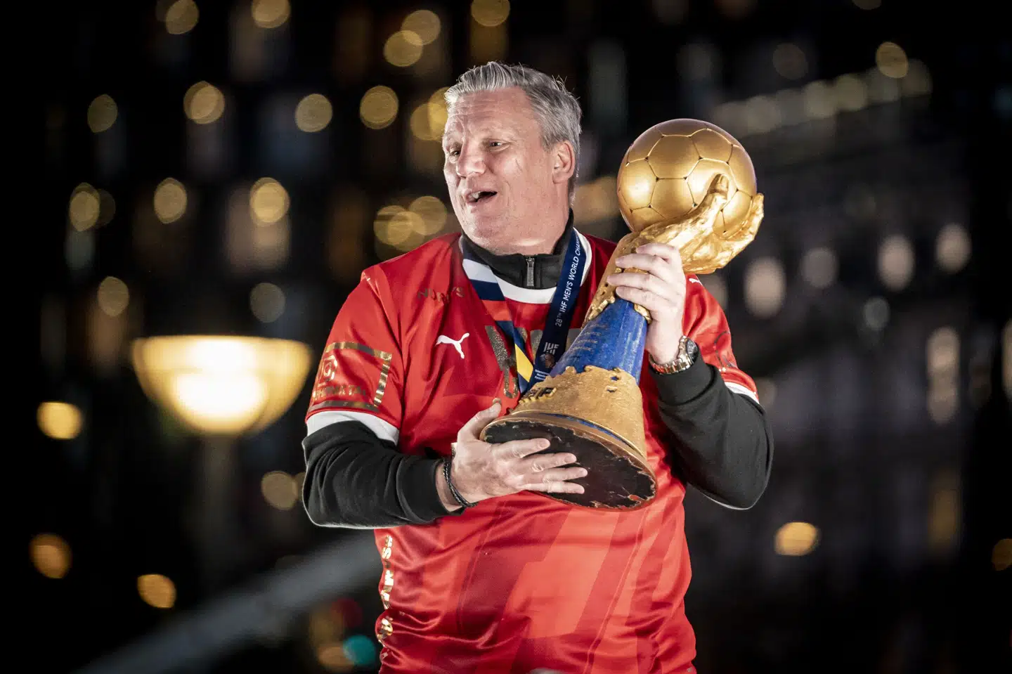 Landstræner Nikolaj Jacobsen kan nu bruge sin tid på at nærstudere de modstandere, der venter Danmark ved EM i januar. Mads Claus Rasmussen/Ritzau Scanpix