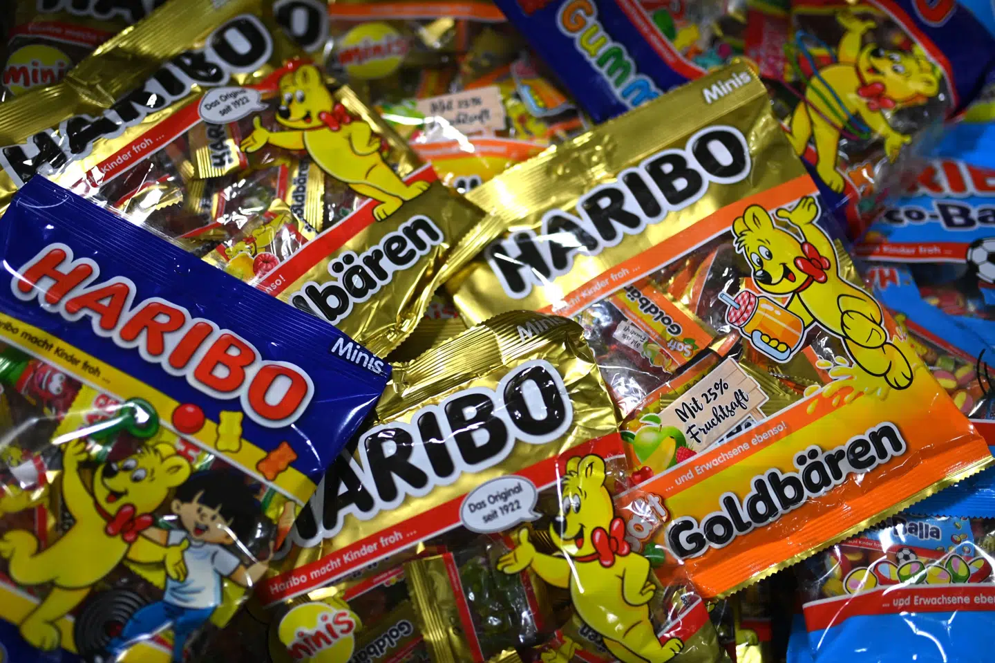 Haribo har fundet små metalpartikler i specifikke partier af produkter, herunder Matador mix. (Arkivfoto). Ina Fassbender/Ritzau Scanpix