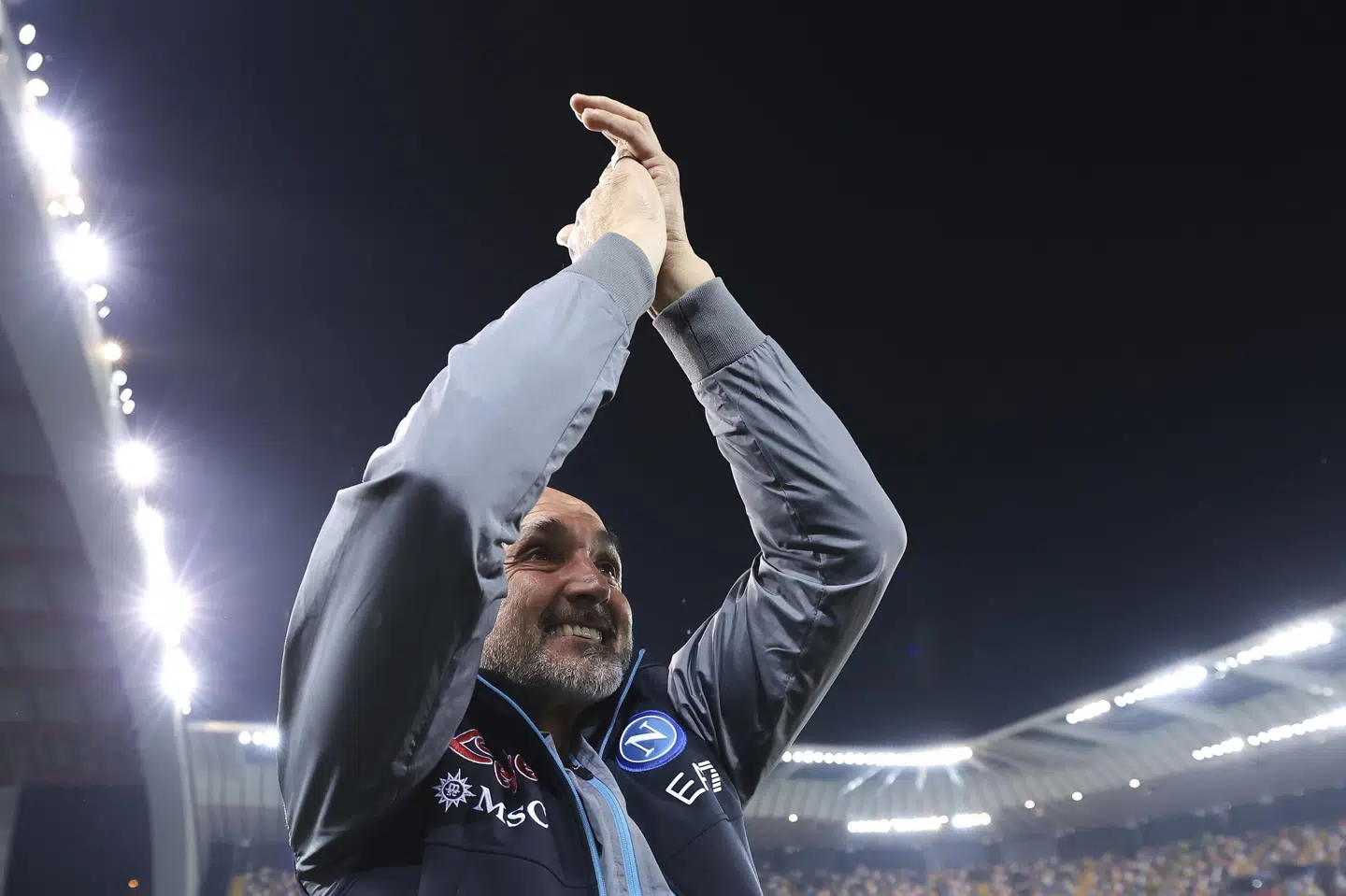 Den 64-årige italienske træner Luciano Spalletti kan kalde sig den ældste træner til at vinde det italienske mesterskab. Jonathan Moscrop/Ritzau Scanpix