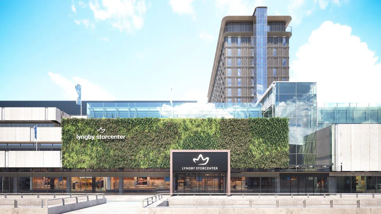 Sådan skal det nye Lyngby Storcenter se ud, hvis ellers planen går igennem.