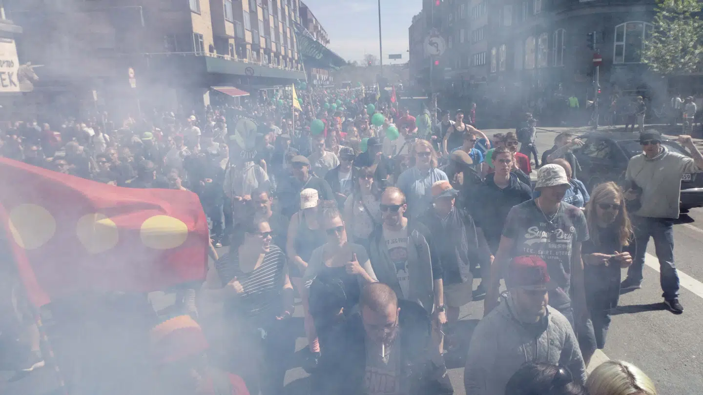 Marchen tiltrækker hvert år en inkarneret flok af cannabis-aktivister. Foto: Privatfoto