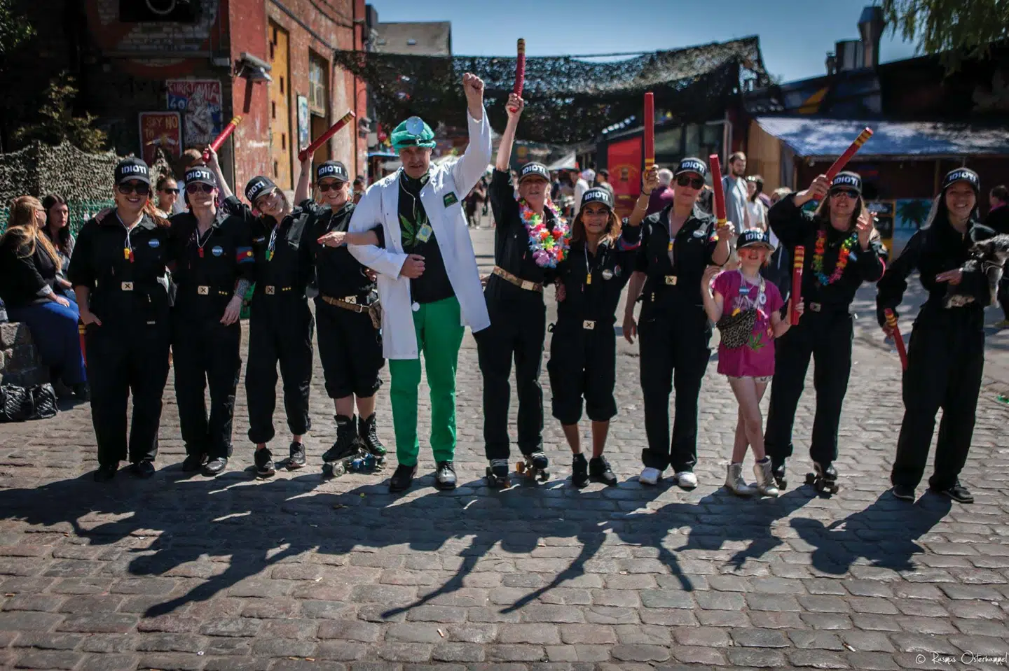 Cannabisaktivisterne ligger ikke skjul på deres kritik over for politiet. Foto: Privatfoto