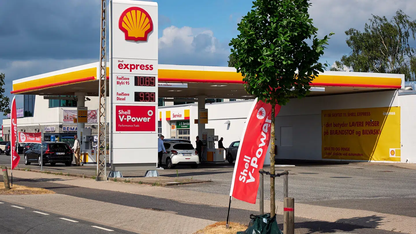 Shell måtte lukke for salget af diesel på fire tankstationer. Tankstationen på billedet er ikke en af de berørte tankstationer.
