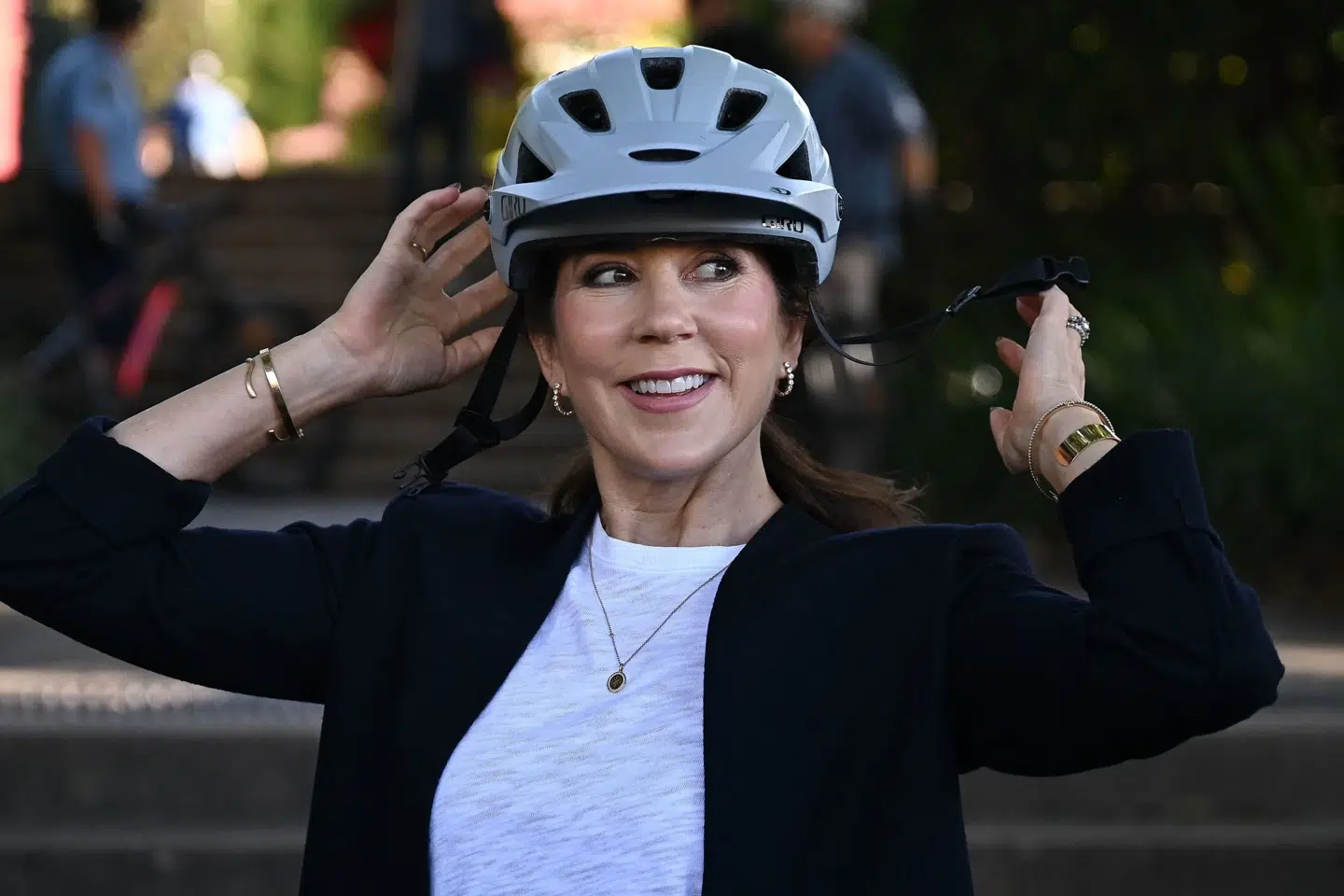 I den australske delstat New South Wales er det lovpligtigt at bære cykelhjelm, når man cykler. Steven Saphore/Ritzau Scanpix