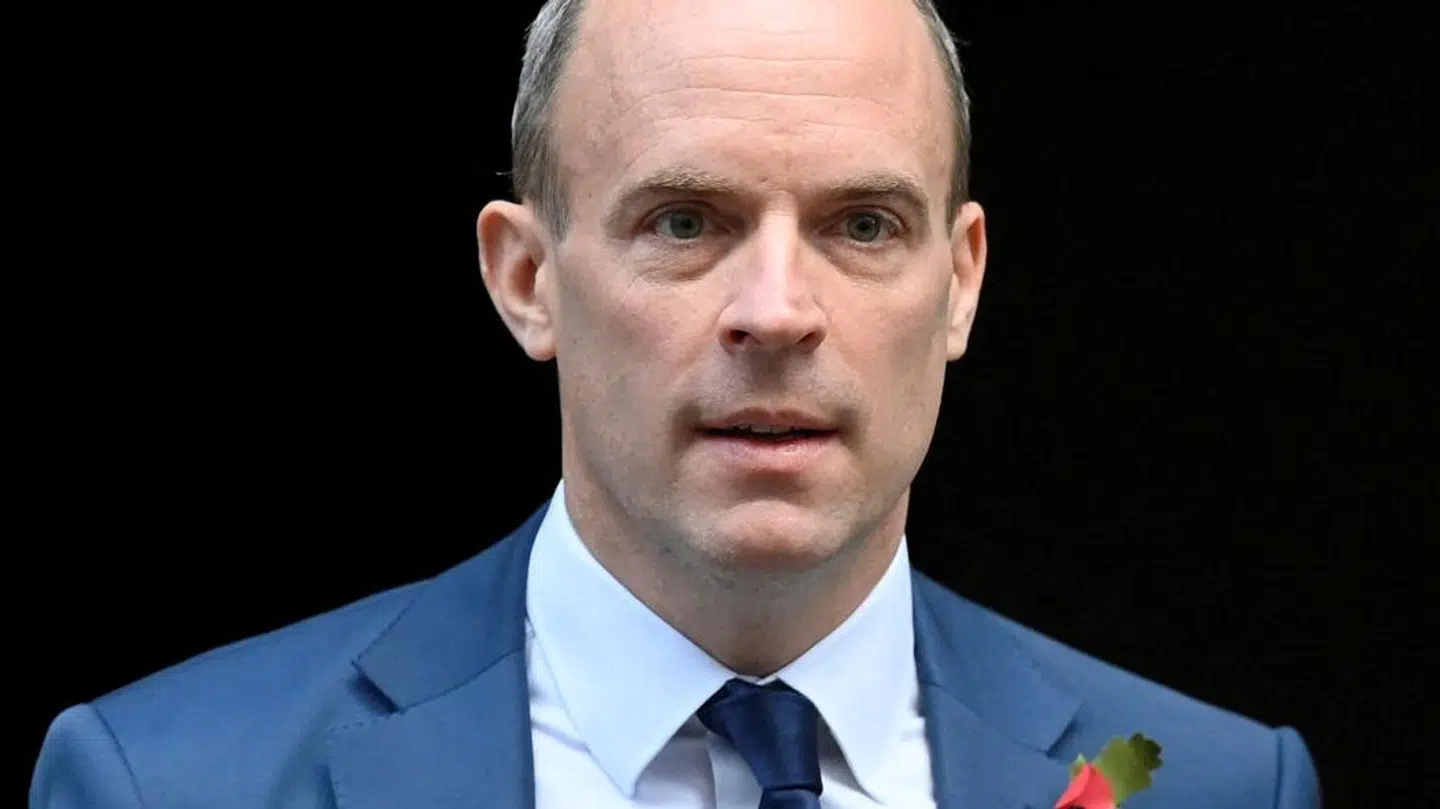 Dominic Raab er færdig på ministerposten.