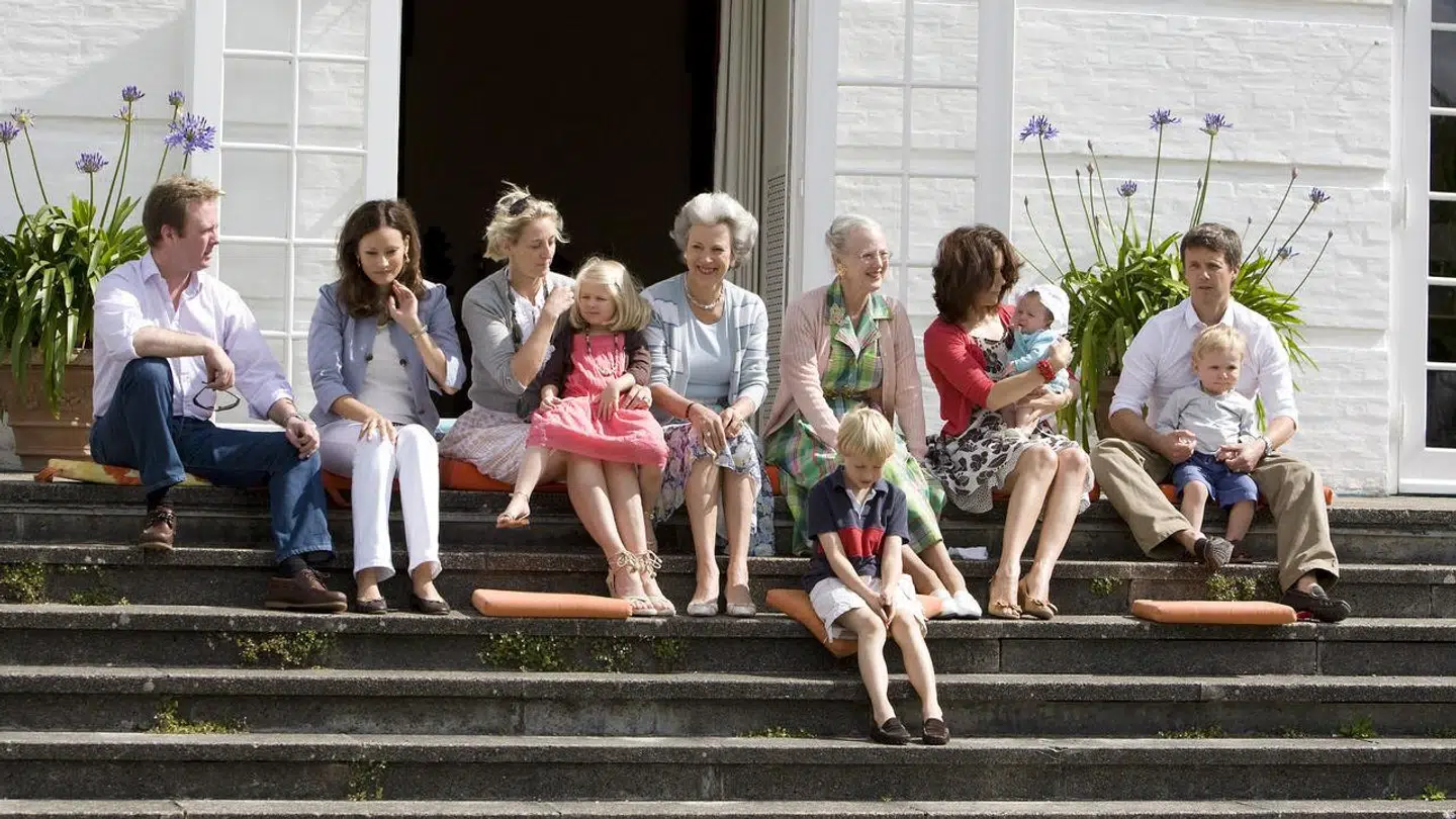 Prins Gustav og prinsesse Carina var med den danske kongelige familie på Gråsten Slot tilbage i 2007.