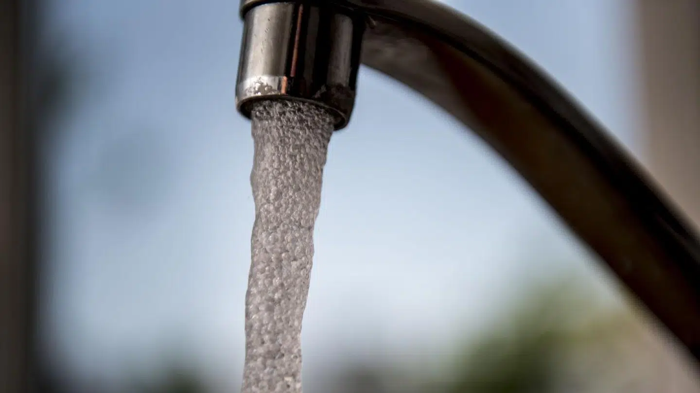 Arkivfoto af vandhane.