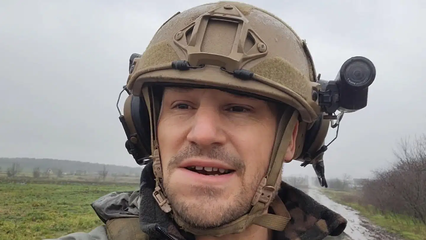 Ryan Hendrickson på opgave i Ukraine.