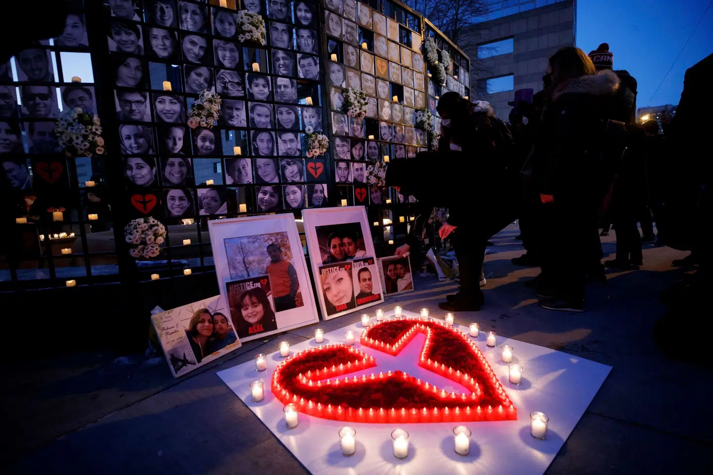 Ofrene for flyulykken i 2020 er blevet mindet ved ceremonier i de efterfølgende år blandt andet i Canada, hvor flere af de omkomne passagerer kom fra. (Arkivfoto). Cole Burston/Ritzau Scanpix