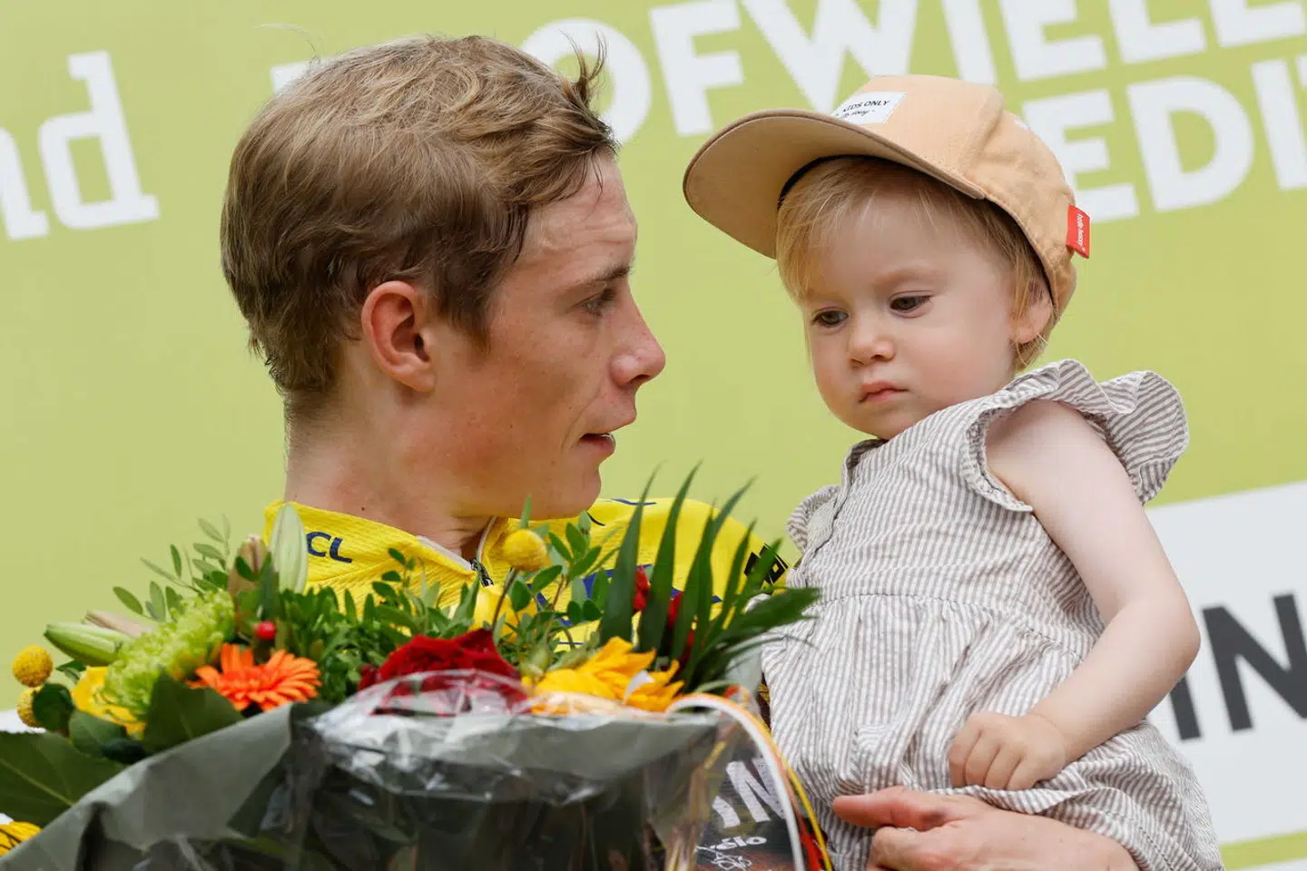 Jonas Vingegaard har aldrig lagt skjul på, at kæresten Trine og datteren Frida er det vigtigste for ham her i tilværelsen.