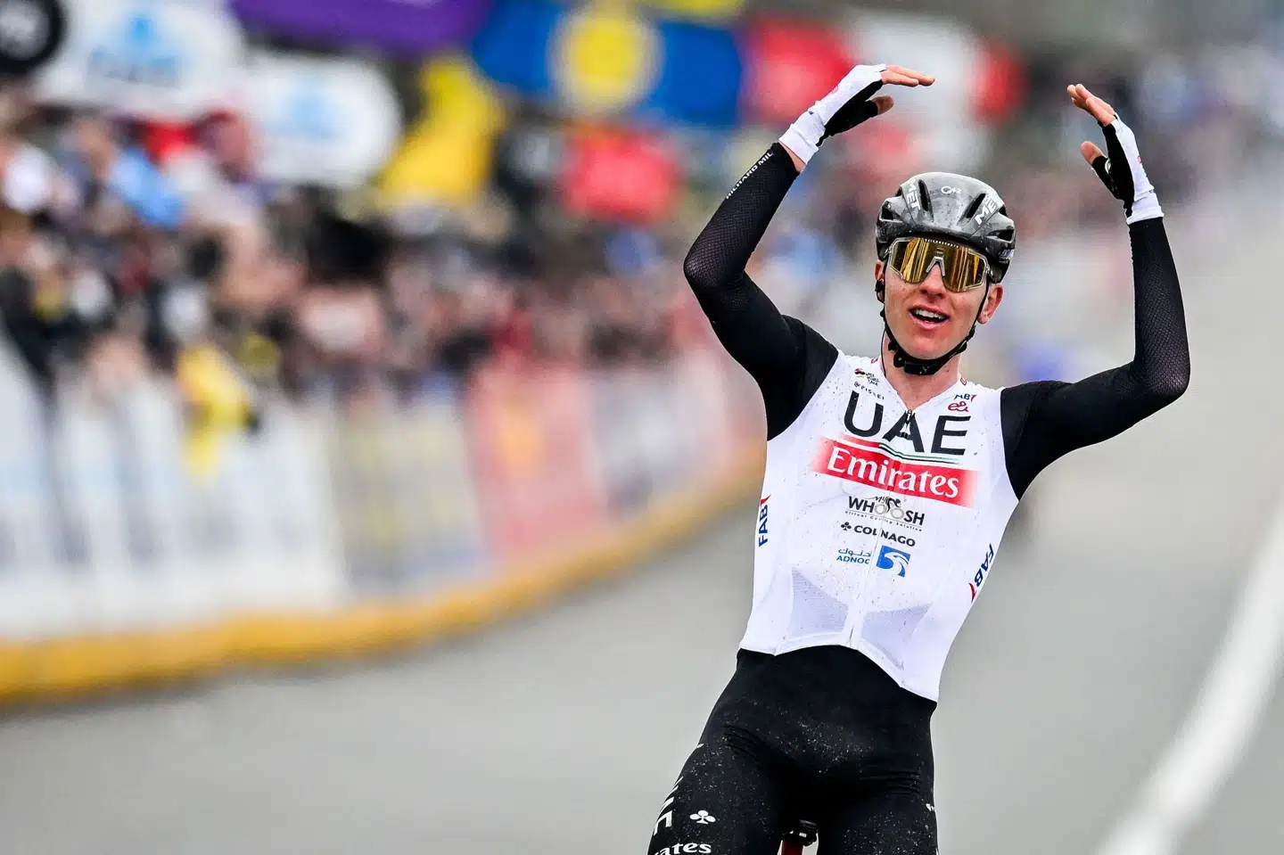 Tadej Pogacar vandt i forrige weekend Flandern Rundt. (Arkivfoto). Eric Lalmand/Ritzau Scanpix