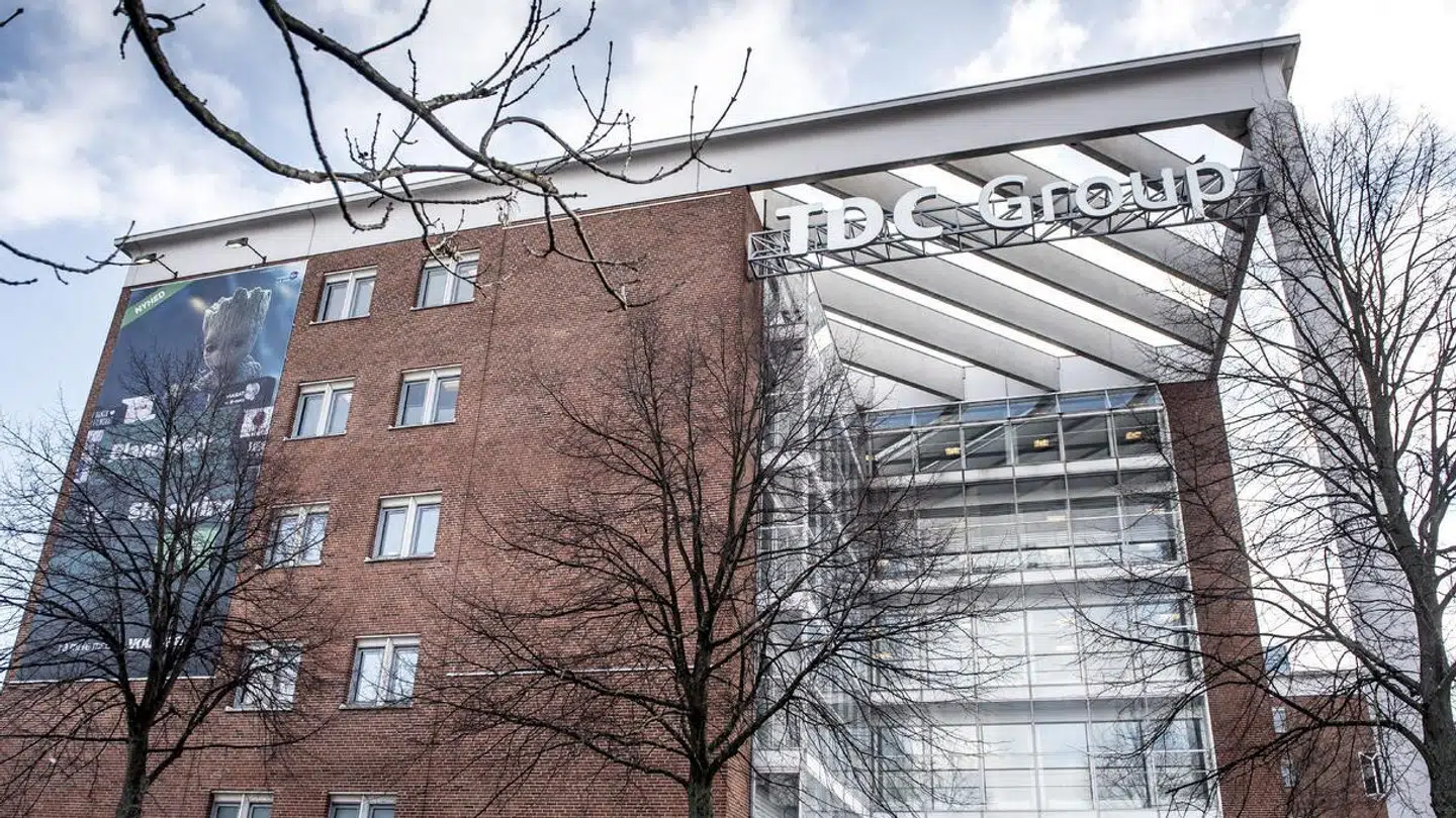 Arkivfoto af TDCs hovedkvarter på Teglholmsgade i København.