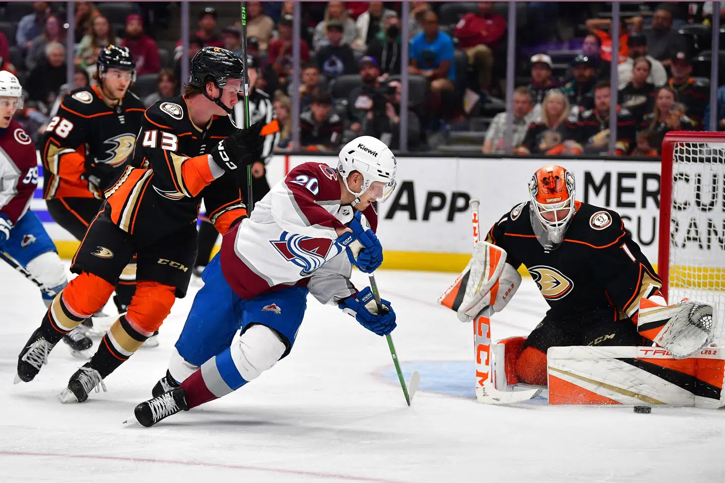 I starten af marts skiftede danske Lars Eller Washington Capitals ud med Colorado Avalanche. (Arkivfoto). Gary A. Vasquez/Ritzau Scanpix