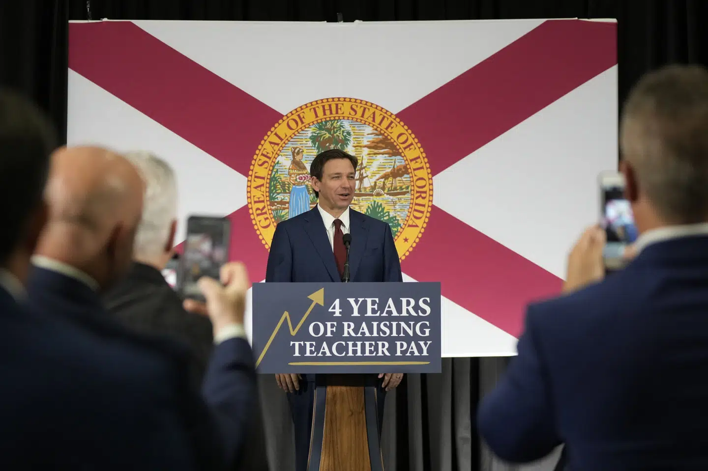 Det forventes, at Ron DeSantis vil forsøge at blive republikanernes kandidat ved præsidentvalg i 2024. (Arkivfoto). Rebecca Blackwell/Ritzau Scanpix