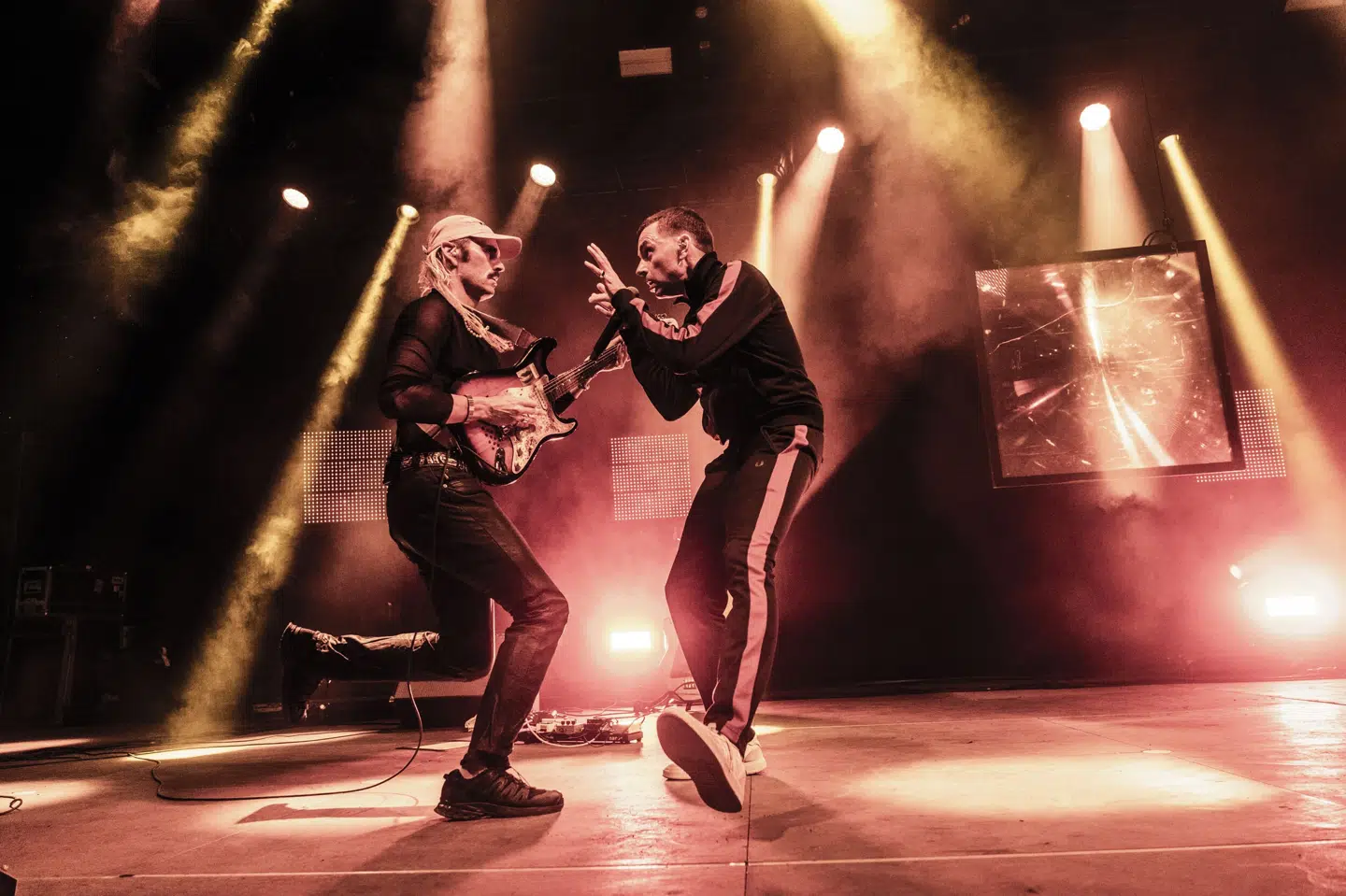 - I Hugorm har vi længe haft lyst til at lave noget lidt mere eksklusivt, hvor vi giver den ekstra gas med at eksperimentere med koncertformatet, lyder det fra gruppen, som vil indfri ambitionerne med Frank Hvam. (Arkivfoto). Helle Arensbak/Ritzau Scanpix