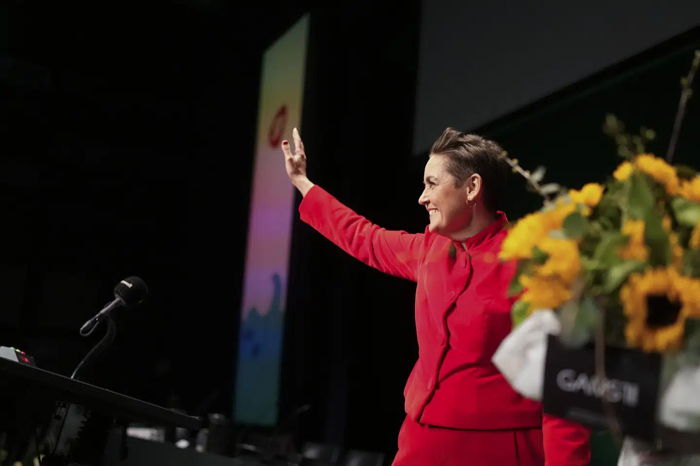 Den nyeste Voxmeter-måling med stor opbakning til SF er den første efter partiets landsmøde, der blev afholdt i Kolding den 1. og 2. april. Claus Fisker/Ritzau Scanpix