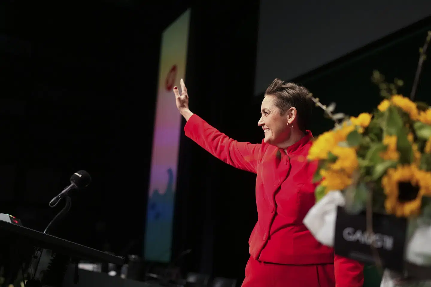 Den nyeste Voxmeter-måling med stor opbakning til SF er den første efter partiets landsmøde, der blev afholdt i Kolding den 1. og 2. april. Claus Fisker/Ritzau Scanpix