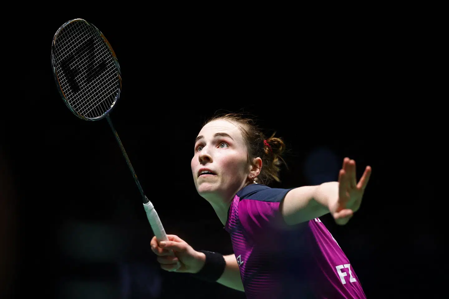28-årige Line Kjærsfeldt jagter lørdag sin fjerde finale på BWF World Tour. Hun har endnu sin første titel til gode. (Arkivfoto). Andrew Boyers/Ritzau Scanpix