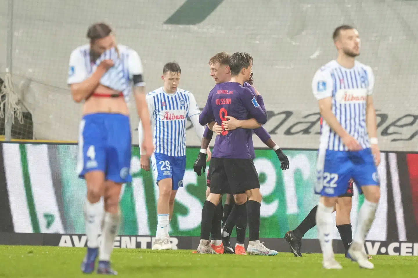 OB missede mesterskabsspillet i denne sæson. Fredag tog holdet hul på nedrykningsspillet med et nederlag på 1-3 mod FC Midtjylland. (Arkivfoto). Claus Fisker/Ritzau Scanpix