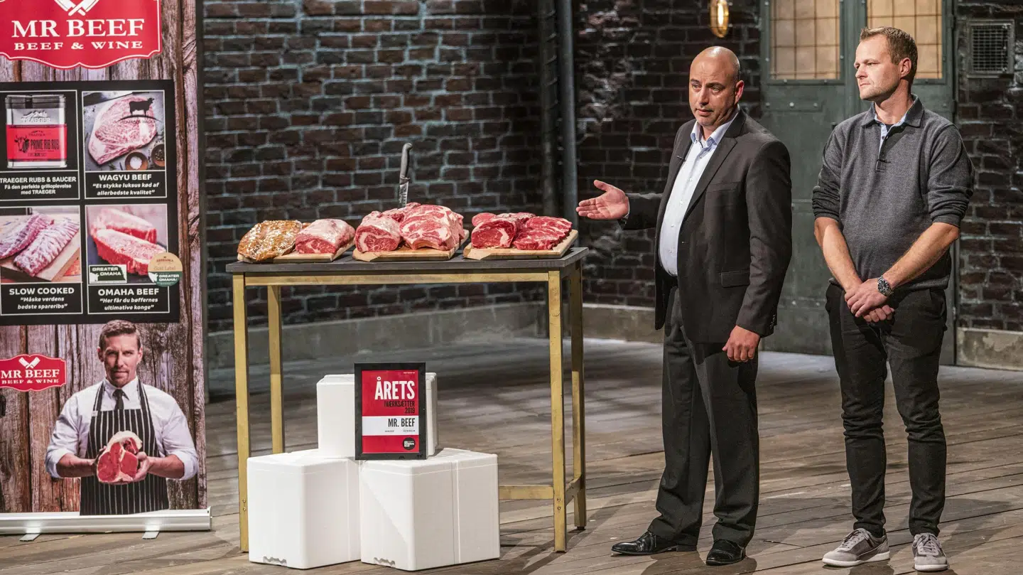 Ole Østbjerg og Bjørn Lundsgaard står bag virksomheden MrBeef.dk.
