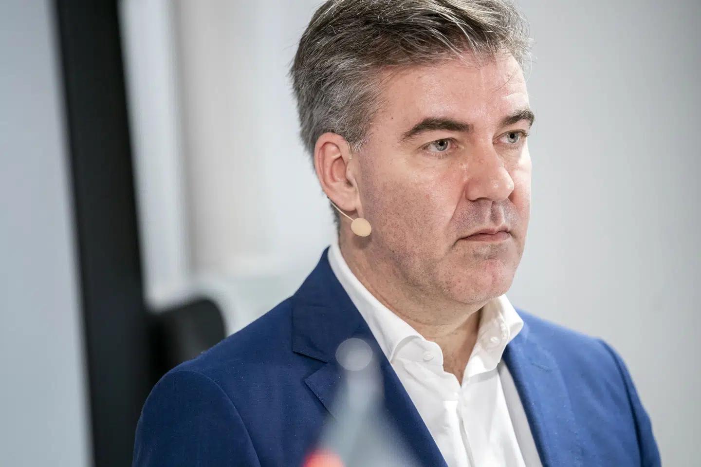 Klima-, energi- og forsyningsminister Lars Aagaard (M) var tirsdag til ministermøde i Bruxelles. - Det kræver plads at håndtere klima- og energikrisen, sagde han i forbindelse med, at Danmark foreslår mindre ambitiøse målsætninger for naturgenopretning. (Arkivfoto). Ida Marie Odgaard/Ritzau Scanpix