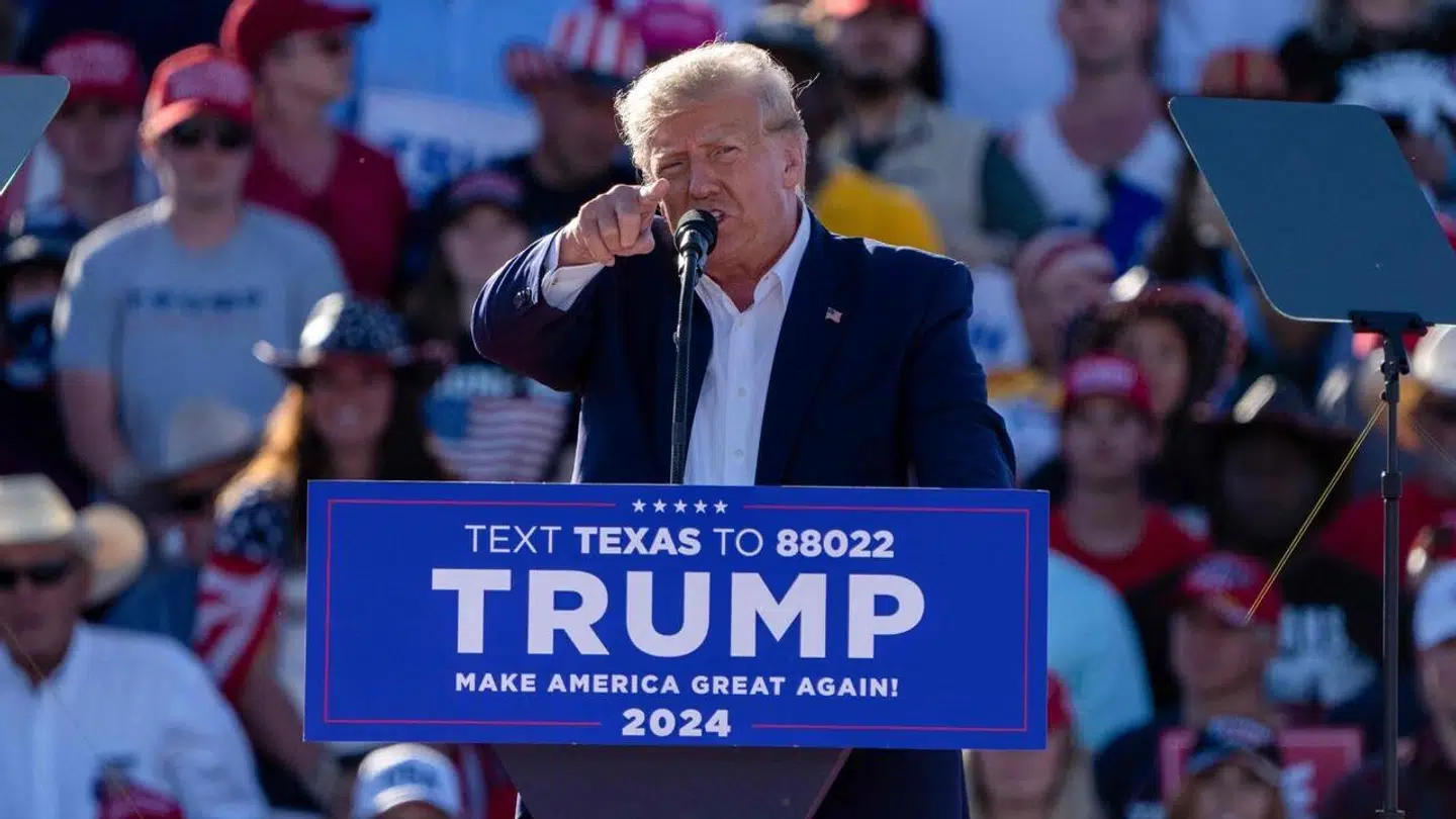 USAs tidligere præsident er blevet vækket efter valgnederlaget ved midtvejsvalget i 2022. Forleden talte han til et vælgermøde i Waco, Texas.