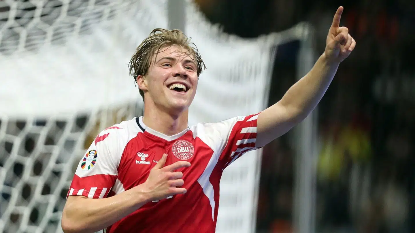 Fem mål i to kampe til ham her.