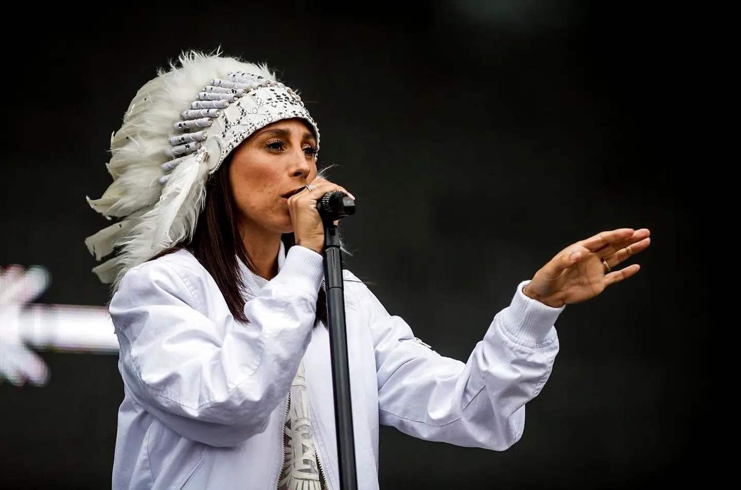 Fredag den 17. Juli. Medina spiller på Grøn Koncert i Randers. Foto: Morten Pedersen.