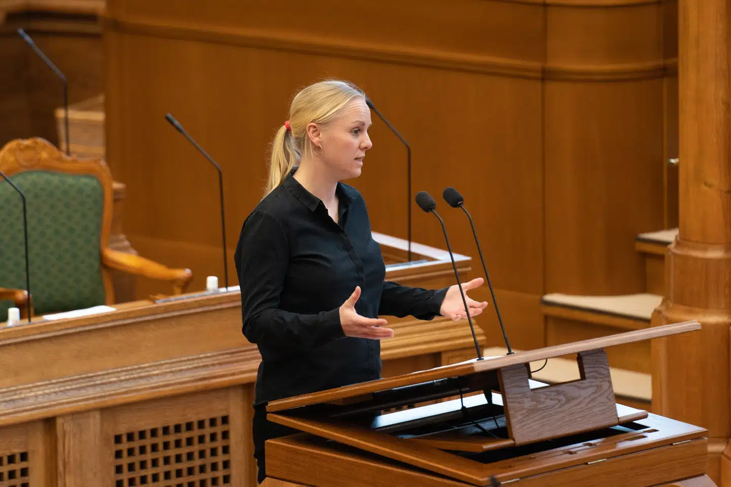 Der skal laves lovgivning om, at der ikke må indgås bonusaftaler uden loft i virksomheder, der handler med el. Det siger Signe Munk, der er klima- og energiordfører i SF. (Arkivfoto). Sebastian Elias Uth/Ritzau Scanpix