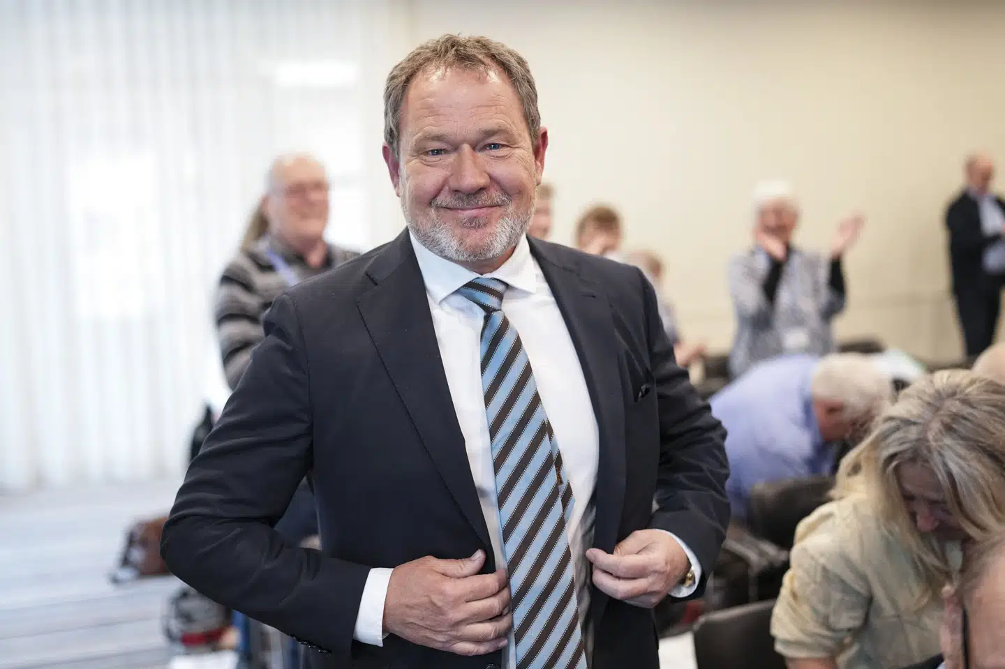 Formand for Kristendemokraterne Jeppe Hedaa anser atomkraft som værende nødvendigt, hvis Danmark skal gennemføre de nødvendige CO2-reduktioner. Han blev valgt som formand på et ekstraordinært landsmøde den 18. marts i år. (Arkivfoto) Claus Fisker/Ritzau Scanpix