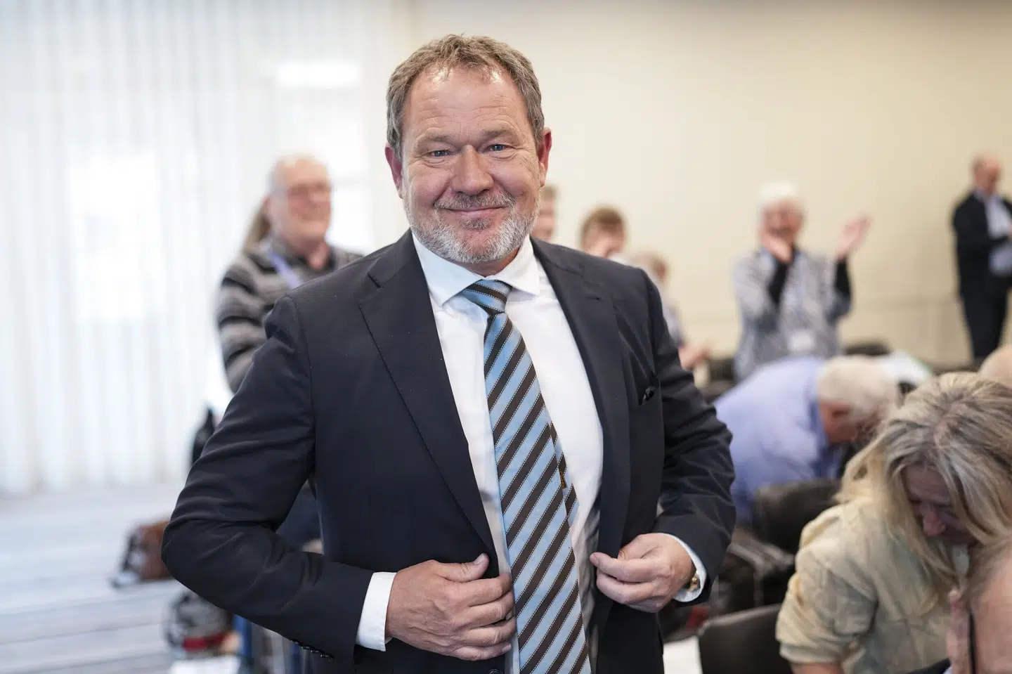 Formand for Kristendemokraterne Jeppe Hedaa anser atomkraft som værende nødvendigt, hvis Danmark skal gennemføre de nødvendige CO2-reduktioner. Han blev valgt som formand på et ekstraordinært landsmøde den 18. marts i år. (Arkivfoto) Claus Fisker/Ritzau Scanpix